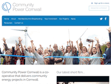 Tablet Screenshot of communitypowercornwall.coop